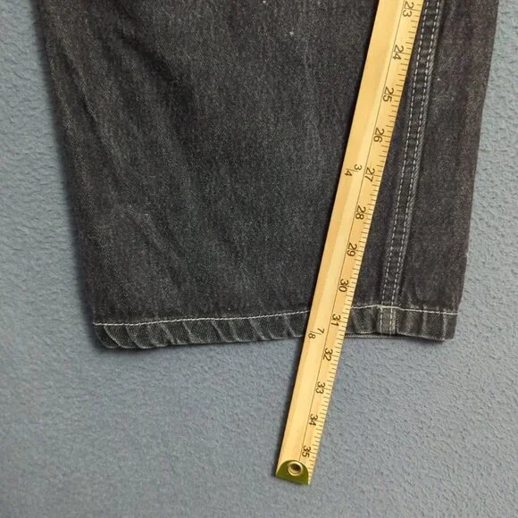 Southpole Jeans Men's 38 Fits 37x31 Black Baggy Denim Authentic Collection Y2K - Picture 9 of 15